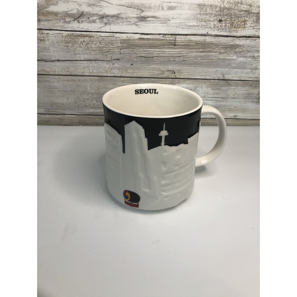 Starbucks Coffee Cup Mug Xiamen Seoul Manila Cup 16oz Relief Series NEW No box
